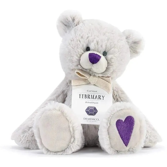 Demdaco Other - Demdaco - February Birthstone Plush Bear